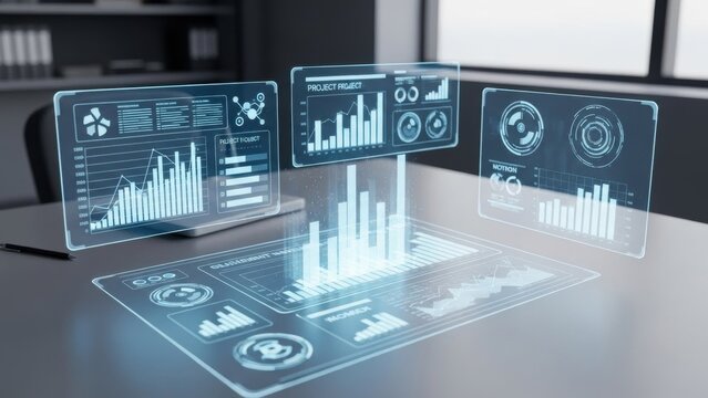 Modern Project Analysis with Augmented Reality Data, Utilizing Transparent Displays in the Modern Workspace