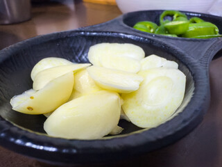 slices of fresh garlic
