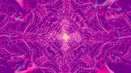 Tunnel video loop featuring vibrant colors and dynamic patterns creating a mesmerizing motion background flow