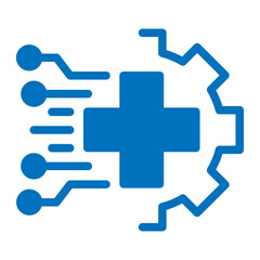 Fototapeta premium medical technology icon