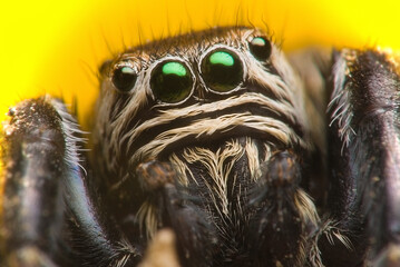 Jumping spider portrait