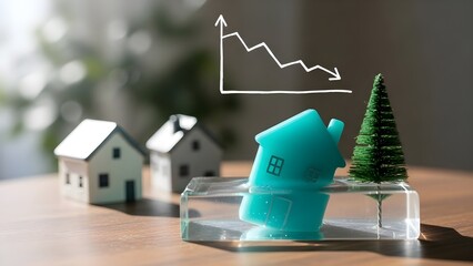 Worried about the falling housing market? Visualize the impact with this eye catching metaphor for financial risk