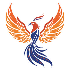 vector illustration of an eagle