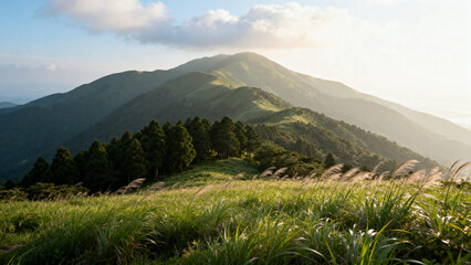 mountain landscape in the alps