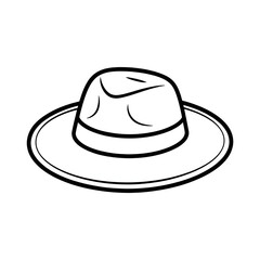 cowboy hat isolated on white