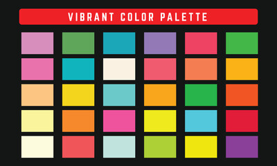 Vibrant Vector Color Palette