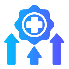 Obraz premium medical growth icon