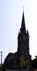 Obraz premium Historical Church in the Town Rinteln, Lower Saxony