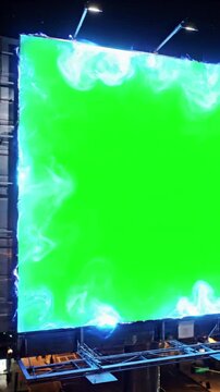 Outdoor night glow turbulence scene 2 with night glow turbulence effect outdoor style featuring cinematic, 4k, stock footage,