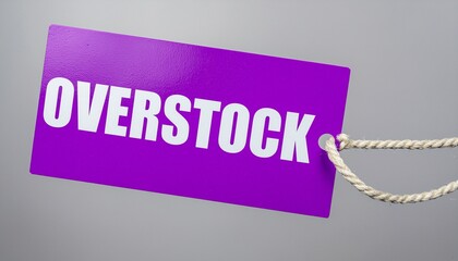 Clearance sale alert overstock tag offers huge savings on excess inventory, ideal for retail promotions and marketing campaigns to drive sales quickly
