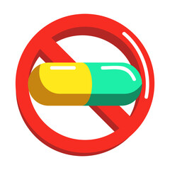 symbol no drug sign	
