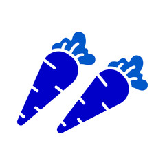 Two Fresh Carrot Solid