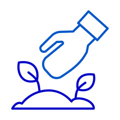 Planting Hand Dirt Sprout