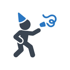 Party Confetti Popper Blast Icon