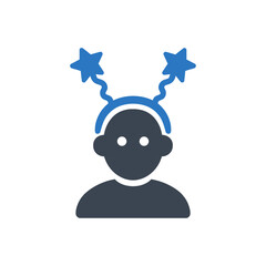 Party Star Bopper Headband Icon