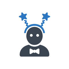 Funny Star Headband Costume Icon