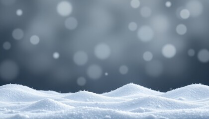 frosted silver grey 117: tin white frost, powdered ice surface, soft silver blue glow, accented with soft gradient halo, composition: asymmetric left content panel, use: product photography backdrop