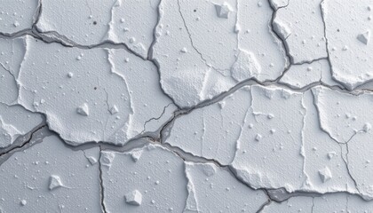 frosted silver grey 139: frosted silver grey, fine crystalline grain, subtle overhead frost gleam, accented with pearlescent frost film, composition: wide header band with icy margin