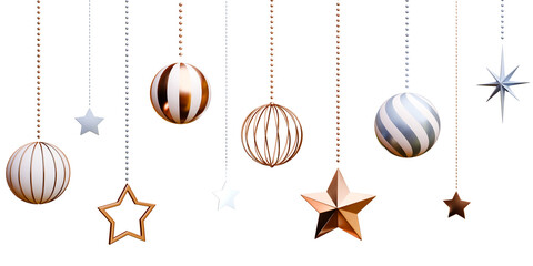 3D素材_クリスマスオーナメント