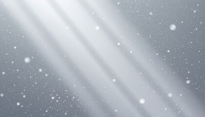 frosted silver grey 177: tin white frost, matte metal whisper, diffused snowy daylight, accented with transparent sheen spots, composition: wide header band with icy margin