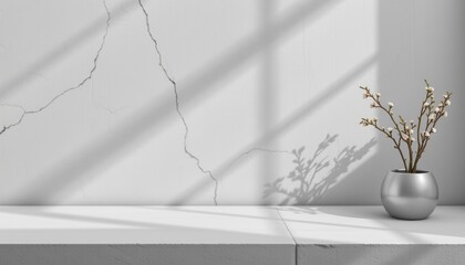 frosted silver grey 190: frozen platinum grey, glazed frost ceramic, chilly studio softbox light, accented with subtle metallic haze, composition: asymmetric left content panel