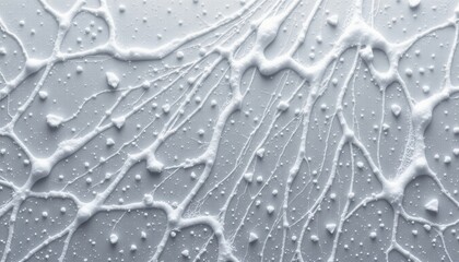 frosted silver grey 195: glacial iron grey, subtle shimmer frost grain, diffused snowy daylight, accented with pearlescent frost film, composition: top header and footer strips