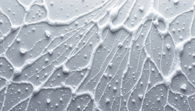 frosted silver grey 195: glacial iron grey, subtle shimmer frost grain, diffused snowy daylight, accented with pearlescent frost film, composition: top header and footer strips