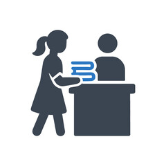 Library Book Exchange Icon