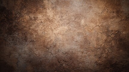 Obraz premium Abstract brown grunge texture background with dark vignette and copy space