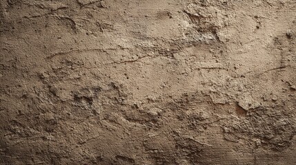 Fototapeta premium Closeup of a rough, textured wall with a brown and beige color scheme
