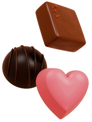 3D素材チョコレート