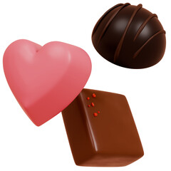 3D素材チョコレート