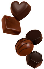 3D素材チョコレート