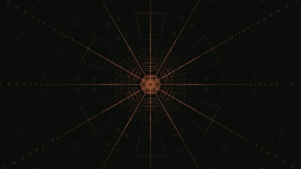 Tunnel video vj loop screensaver live wallpaper motion background with seamless transition for relaxation and creativity