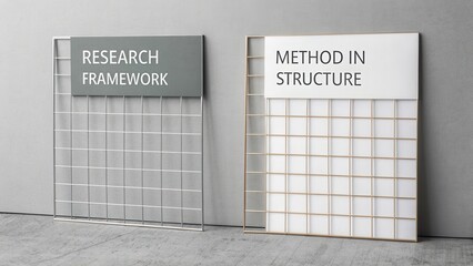 Research Framework and Method in Structure Visuals for Academic and Professional Presentations