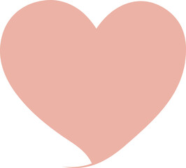 heart vector shape. Valentine's day.