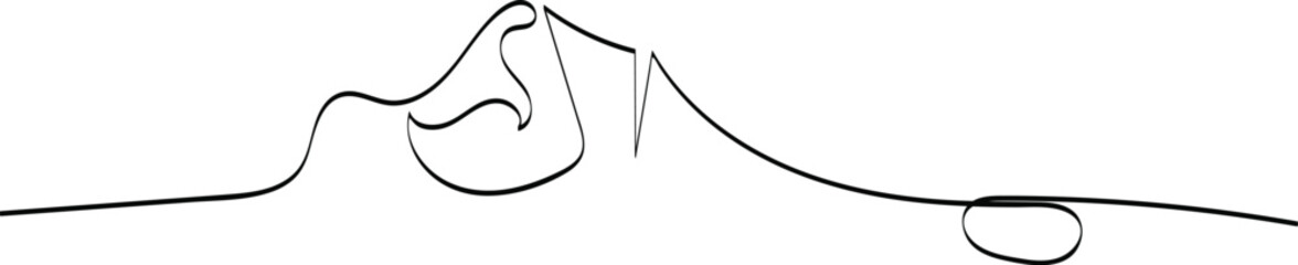 One continuous line drawing of mountain range landscape. Hand drawn line art white dove with a letterA single hand-drawn line art illustration of a white dove carrying a letter, rendered in a clean, m