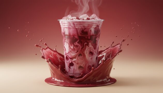 red velvet milk shake
