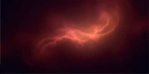 Fiery nebula abstract background with orange and red tones for space imagery