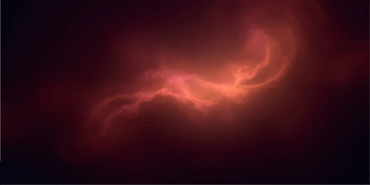 Fiery nebula abstract background with orange and red tones for space imagery