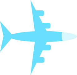 Obraz premium simple airplane icon