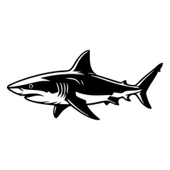 Fototapeta premium shark silhoutte