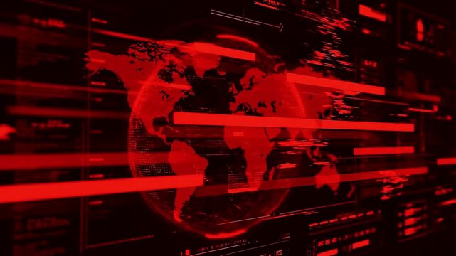 Abstract background video overlay template basic geometry shape and dynamic light flare animation with radiant glow and lens blur effects in gradient background