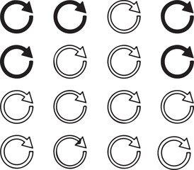 Circular arrow symbol background pattern graphic resource