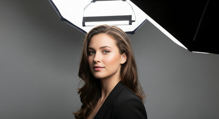 young woman in the office