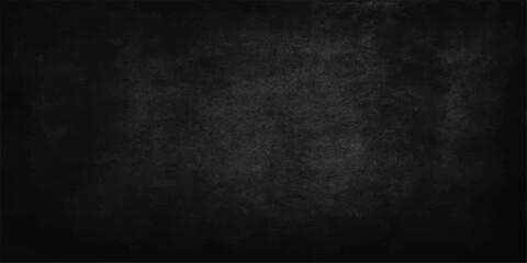 Dark, old, and grungy vintage paper texture background with blank concrete wall pattern and gray chalkboard surface design