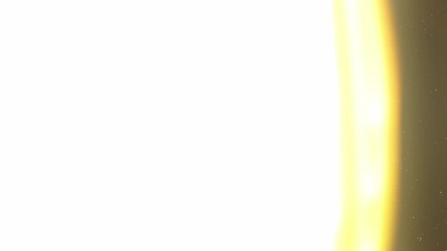 Golden film burn light leak transition overlay