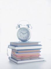 Modern notebook and book