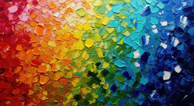 Palette of Colors: A vibrant explosion of colors blends seamlessly, inviting viewers into a world of creativity and imagination, an artistic celebration of hues and tones.