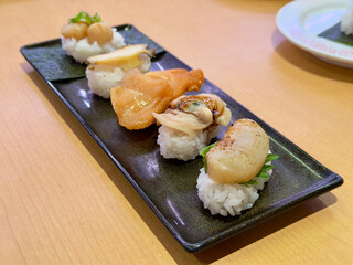 Assorted Shellfish Sushi Platter (Nigiri Sushi)